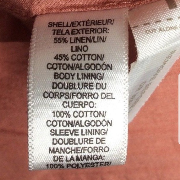 LOFT lined linen blend zip blazer - Picture 6 of 6